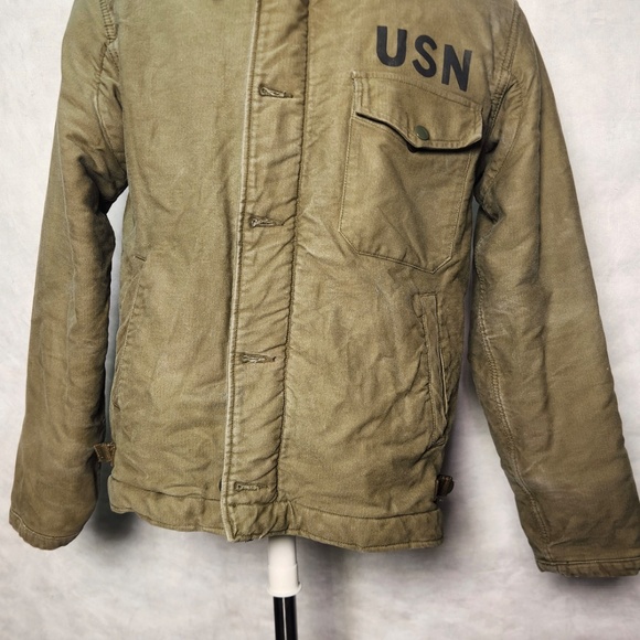 Vintage U.S Navy Mens Jacket Bronson Clothing Company - Picture 3 of 16